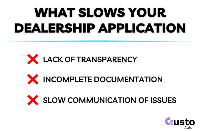 Problems that Slow Your Dealership Application